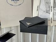 Fortok Prada Saffiano Leather Card Holder Black 2MC101 11x7cm - 5