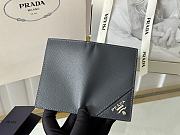 Fortok Prada Saffiano Leather Card Holder Black 2MC101 11x7cm - 3