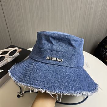 Fortok Jacquemus Bucket Hat in Denim/Red/Pink/White/Black/Brown