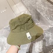 Fortok Loewe Bucket Hat with Straps Beige / Green Khakhi - 2