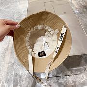 Fortok Loewe Bucket Hat with Straps Beige / Green Khakhi - 5