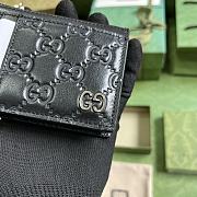 Fortok Gucci GG Marmont Card Holder Black 597560 12x8cm - 5