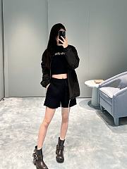 Fortok MiuMiu 24 Black Label Knitted Cardigan + Shorts Set  - 1