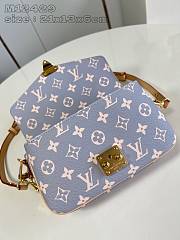 Fortok Louis Vuitton Pochette Métis East West Bag Gray M12429 21.5x13.5x6cm - 2