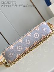 Fortok Louis Vuitton Wallet on Chain Ivy Gray M12778 23x12x4cm - 5