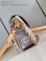 Fortok Louis Vuitton Wallet on Chain Ivy Gray M12778 23x12x4cm - 3