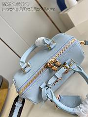 Fortok Louis Vuitton Speedy 18 Handbag Blue M24604 18x12x10cm - 3