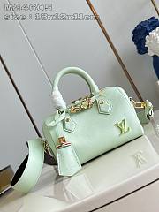 Fortok Louis Vuitton Speedy 18 Handbag Green M24605 18x12x10cm - 1