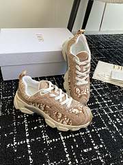 Fortok Dior Vibe Sneaker Nude Dior Oblique Technical Fabric and Transparent Rubber - 6