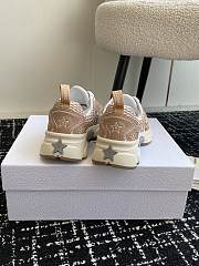 Fortok Dior Vibe Sneaker Nude Dior Oblique Technical Fabric and Transparent Rubber - 5