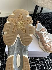 Fortok Dior Vibe Sneaker Nude Dior Oblique Technical Fabric and Transparent Rubber - 3