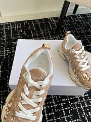 Fortok Dior Vibe Sneaker Nude Dior Oblique Technical Fabric and Transparent Rubber - 2