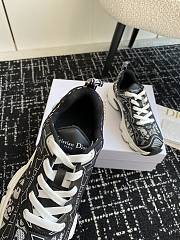 Fortok Dior Vibe Sneaker Black Dior Oblique Technical Fabric and Transparent Rubber - 4