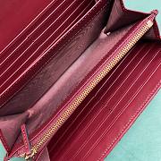 Fortok Gucci Marmont Quilted Bag Burgundy 474575 20x13x6cm - 4