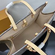 Fortok Louis Vuitton OnTheGo MM Bag Trianon Gray M12415 35x27x14cm - 6