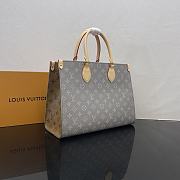 Fortok Louis Vuitton OnTheGo MM Bag Trianon Gray M12415 35x27x14cm - 3