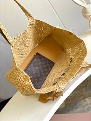 Fortok Louis Vuitton Summer Shopper Tote Natural Beige M25008 44x32x17cm  - 3