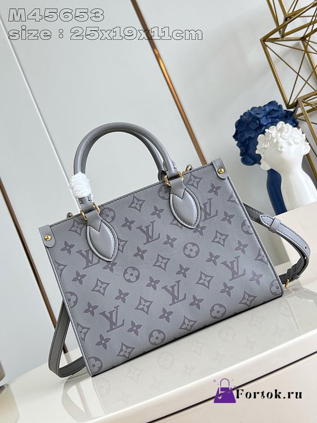 Fortok Louis Vuitton  OnTheGo Handbag Gray M12465 25x19x11cm - 1