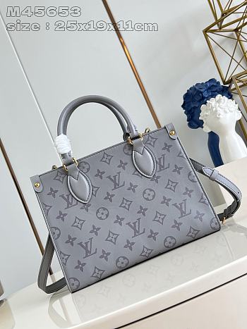 Fortok Louis Vuitton  OnTheGo Handbag Gray M12465 25x19x11cm