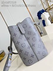 Fortok Louis Vuitton Néonoé BB Bag Gray M12749 20x20x13cm - 5