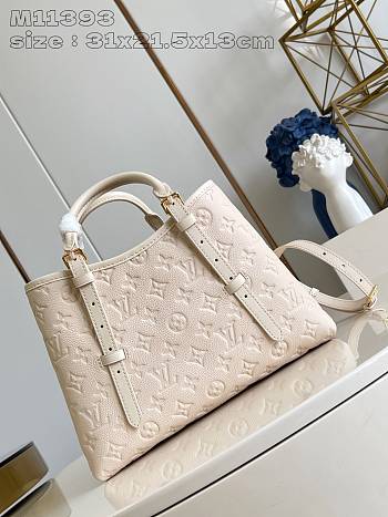 Fortok Louis Vuitton Babylone Tote PM Bag Cream M11463 31x21.5x13cm