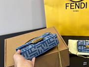 Fortok Fendi Baguette Denim Bag 20x12cm - 4