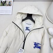 Fortok Burberry Cropped Nylon Jacket White - 2