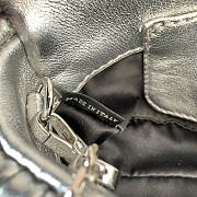 Fortok Miu Miu Matelassé Nappa Leather Bag Silver 18x9.5x4cm - 6