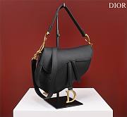 Fortok Dior Mini Saddle Bag Black 19.5x16x6.5cm - 4