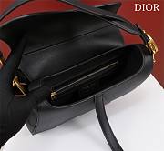 Fortok Dior Mini Saddle Bag Black 19.5x16x6.5cm - 2