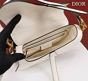 Fortok Dior Mini Saddle Bag White 19.5x16x6.5cm - 2