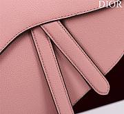 Fortok Dior Mini Saddle Bag Pink 19.5x16x6.5cm - 2