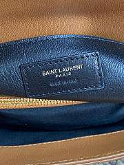 Fortok Saint Laurent Monogram Bag Brown 24x6.5x17cm - 2