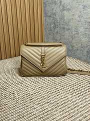 Fortok Saint Laurent Monogram Bag Beige 24x6.5x17cm - 1