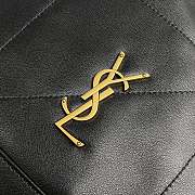 Fortok Saint Laurent Jamie 4.3 Pochon Bag In Black Lambskin 781666 28x2x33cm - 4