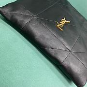 Fortok Saint Laurent Jamie 4.3 Pochon Bag In Black Lambskin 781666 28x2x33cm - 3