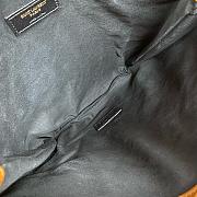 Fortok Saint Laurent Jamie 4.3 Pochon Bag In Brown Lambskin 781666 28x2x33cm - 4
