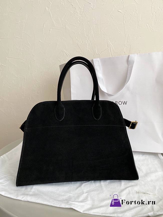 Fortok The Row Tote Bag Margaux15 in Black 38×24×27cm - 1
