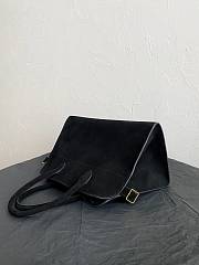 Fortok The Row Tote Bag Margaux15 in Black 38×24×27cm - 5