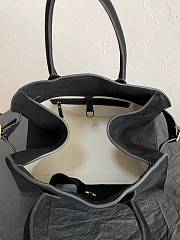 Fortok The Row Tote Bag Margaux15 in Black 38×24×27cm - 3