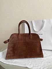 Fortok The Row Tote Bag Margaux15 in Dark Brown 38×24×27cm - 1