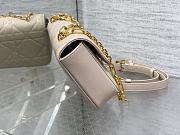 Fortok Dior Miss Daisy Mini Bag Light Pink Macrocannage Lambskin 22x12.5x4cm  - 6