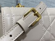 Fortok Dior Miss Daisy Mini Bag Light Pink Macrocannage Lambskin 22x12.5x4cm  - 5