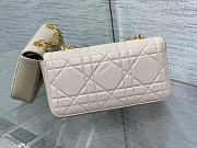 Fortok Dior Miss Daisy Mini Bag Light Pink Macrocannage Lambskin 22x12.5x4cm  - 4