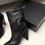 Fortok Saint Laurent Miki Ankle Boot Black  - 4