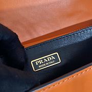 Fortok Prada Cahier Orange Leather Bag 1BD045 19x14x9cm - 2