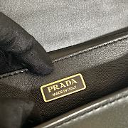 Fortok Prada Cahier Black Leather Bag 1BD045 19x14x9cm - 2