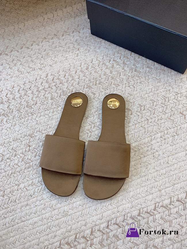 Fortok Saint Laurent Carlyle Brown Sandals - 1
