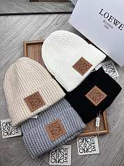 Fortok Loewe Anagram Beanie Black/ White / Beige / Grey - 1