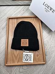 Fortok Loewe Anagram Beanie Black/ White / Beige / Grey - 5